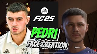 FC 25 Pedri Face Creation Tutorial [upl. by Cartan628]