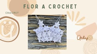 Flores a crochet para top paso a paso tutorial 🌸🌸 [upl. by Furnary]