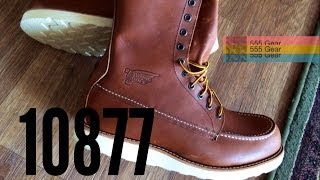 Review Red Wing 10877 8quot Boots quotOroiginal 877quot USA Made Irish Setters [upl. by Enenej]