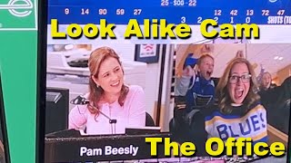 Look Alike Cam The Office Featuring Home Town Hero Pam Beesly 😂 😍 😜 funny stl [upl. by Audrit556]