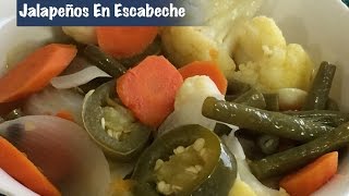 ❤️ Chiles Jalapeños En Escabeche [upl. by Hamilah585]