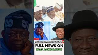 TINUBU Vs GOODLUCK JONATHANS COMEBACK NORTHERN LEADERS PUT TINUBUS 2027 REELECTION IN JEOPARDY [upl. by Haelat]