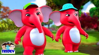 एक मोटा हाथी Ek Mota Hathi Hindi Rhyme Baby Songs by Tridev India [upl. by Mathilde572]