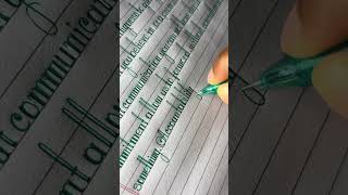 Modern calligraphy handwriting by ball pen  Handwriting practice  handwriting youtubeshorts [upl. by Nnylharas]