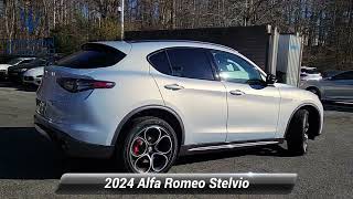 New 2024 Alfa Romeo Stelvio Ti Cary NC A30095 [upl. by Noisla]