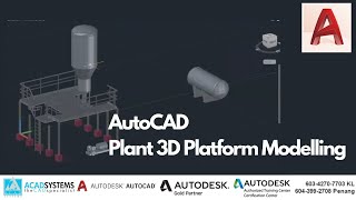 AutoCAD Plant 3D Platform Modelling ‎ [upl. by Nalloh]