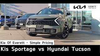 2023 Hyundai Tucson vs 2023 Kia Sportage  Styling amp Accessibility [upl. by Egidio]