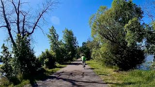 Biking the Vadnais Lake Trails [upl. by Nnylear]