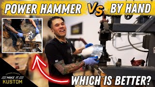 Power Hammer VS Hand Tools 🔥 Making a Distributor Cove  Model A Firewall [upl. by Ahsuatal]