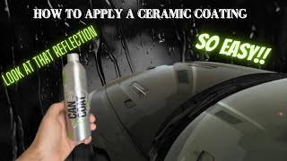 Gyeon CanCoat evo  Easiest ceramic coating to apply at home [upl. by Airasor]