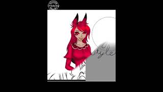 Female Alastor in my style hazbinhotel hazbinhotelalastor [upl. by Colinson790]