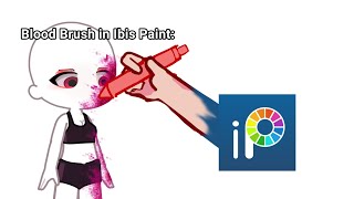 How to get Blood Brush In Ibis Paint 🤫 [upl. by Virgel]