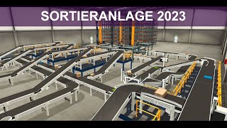 FACTORY IO amp WinSPSS7 Sortieranlage 2023 [upl. by Htrowslle]