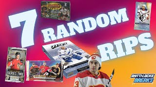 quotRookie Auto Redemptionquot  7 RANDOM RIPS Random Hockey Card Packs S3E15 [upl. by Chafee]