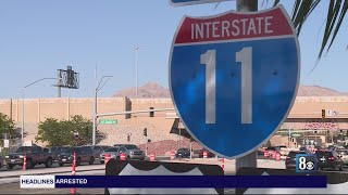 Las Vegas US 95 shifts name to Interstate 11 on GPS services [upl. by Astrea]