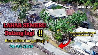 LAHAR SEMERU‼️DATANG LAGI HANCURKAN TANGGUL LAGI [upl. by Demona]