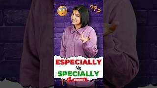 Especially vs Specially के बीच का अंतर  Learn Spoken English  Kanchan Vidya Connection shorts [upl. by Helen]