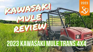 KAWASAKI 4010 Trans 4X4 MULE UTV REVIEW [upl. by Buffum417]