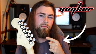 Installing Guyker 434SP Locking Tuning Heads On A Fender Stratocaster [upl. by Edrahc]