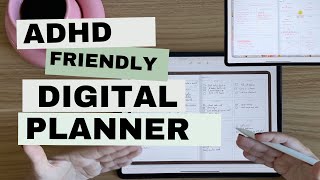 ADHD Digital Planner  Mens Digital Planner  Beginner Digital Weekly Planner  IPad for beginners [upl. by Inafetse]