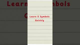 5 Essential Symbols for Everyday Life Learn Their Meanings shortsfeed english shorts english [upl. by Brigitta]