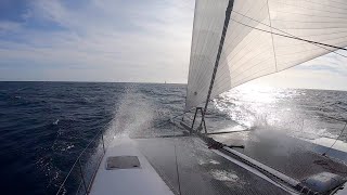 Fastest family catamaran across the Atlantic 3000 miles in 11 days – in perfect comfort [upl. by Weide]