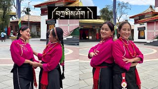 First video First gorshey with siblings on Lhabhab Duchen🙏🏻 New tibetan gorsheyབཀྲ་ཤིས་ཤོག་ [upl. by Aicire]