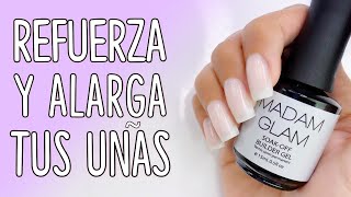 COMO ME APLICO EL BUILDER GEL · GEL DE CONSTRUCCION MADAM GLAM [upl. by Bohrer]