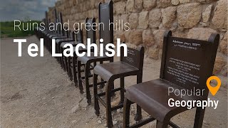 Tel Lachish  Ruins of ancient cities and green hills [upl. by Alwitt]