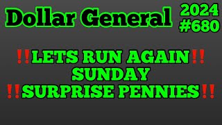 2024680🏃🏽‍♀️🏃‍♂️Dollar General Couponing‼️LETS RUN AGAIN‼️SUNDAY SURPRISE PENNIES😱Must Watch👀👀 [upl. by Sacha]