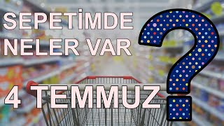 A101 4 TEMMUZ 2024  SEPETİMDE NELER VAR [upl. by Neirbo363]