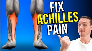 How to Quickly Treat Achilles Tendonitis at Home FAST RESULTS [upl. by Dahcir]