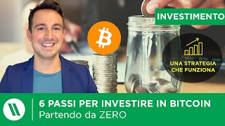 Come INVESTIRE IN BITCOIN partendo da ZERO  6 passi per NON FARE ERRORI [upl. by Borrell433]