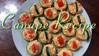 Quick and easy food ideas for cocktail party  Canape recipe for appetizer [upl. by Kindig266]