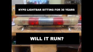 NYPD Aerotwinsonic Lightbar Barn Find [upl. by Amocat]