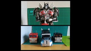 BMB Optimus Prime Nemesis TLK Deformation  Quick Review and Transform [upl. by Amilb]