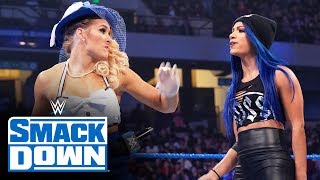 Lacey Evans delivers Woman’s Right to Sasha Banks SmackDown Nov 29 2019 [upl. by Zealand]