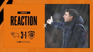 Derby County 31 Hull City  Reaction  Sky Bet Championship [upl. by Nahtonoj]