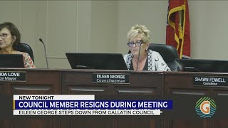 Gallatin TN city council member resigns midmeeting cites bullying [upl. by Serica]