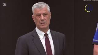 Hashim Thaçi E di që Kosova është në prag zgjedhjesh unë nuk paraqes rr’ezik politik për askënd [upl. by Nangem983]