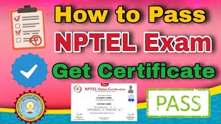 How to Pass NPTEL exam 2024  Get Certificate nptel exam [upl. by Ensign]