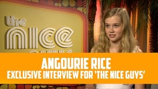 Angourie Rice Exclusive Interview For The Nice Guys HD [upl. by Assetak]