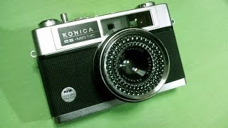 コニカ EEマチックデラックスの使い方 KONICA EEmatic DELUXE How to use 1960s Rangefinder camera [upl. by Qahsi]