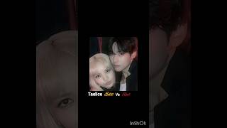 Taelice edit Vs Real taeliceff taelisa taelice taehyung lisa bts blackpink Celinecouples [upl. by Zephan]