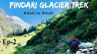 Pindari glacier trek  Most Adventurous Trek  Khati to Dwali  Uttarakhand campingpindariglacier [upl. by Delainey739]