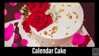 Aj kal ye Cake design bohat famous hai  Calendar Cake [upl. by Leese]