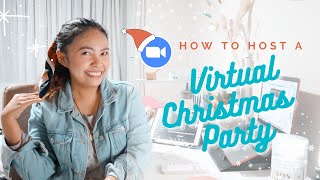 HOW TO CONDUCT A VIRTUAL CHRISTMAS PARTY  How to Host Virtual Christmas Party Youth Group ZOOM [upl. by Eylk749]