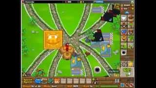 BTD5 COOP On Spider Map Hard [upl. by Anallese450]