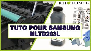 Recharge toner MLTD203L [upl. by Steinway41]