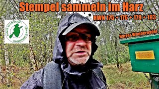 Stempel sammeln im Harz  Harzer Wandernadel 175 176 179 und 193 wandern [upl. by Alaine313]